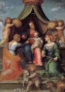 Andrea del Sarto Salin-day Saints mysterious marriage oil painting